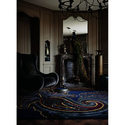 Ted Baker Paisley Rug, Navy